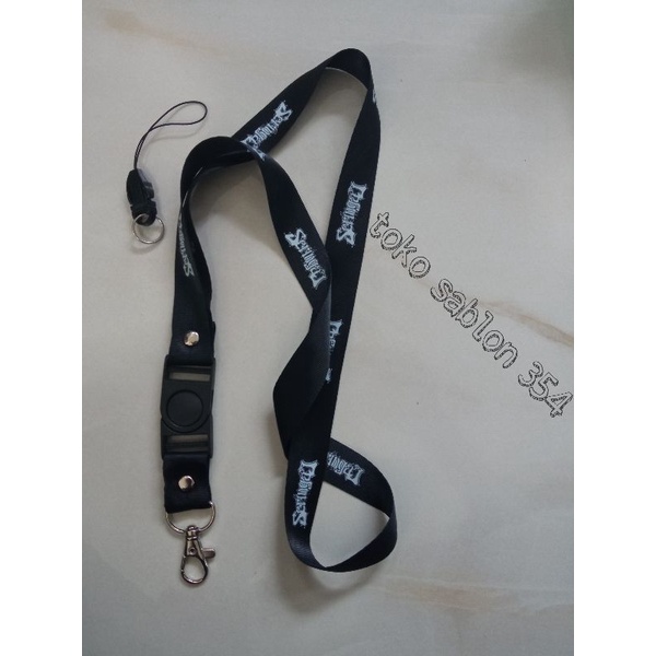 

Gantungan kunci SERINGAI band ROCK musik HAVY ROCK tali lanyard band gantungan leher id card name tag