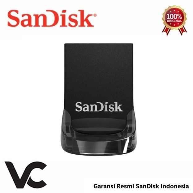 SANDISK FLASHDISK ULTRA FIT 16GB 32GB 64GB 128GB CZ430 MINI USB 3.1 FLASH DISK GEN1 CZ 430