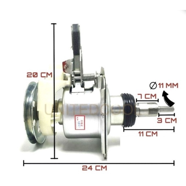 Gearbox mesin cuci samsung WA90V4