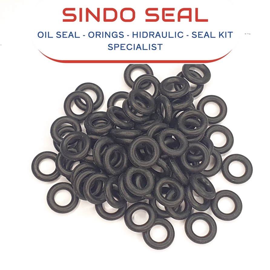 ORING SEAL SIL 4X6 4*6 4 X 6 NBR70 NBR FKM TAHAN PANAS