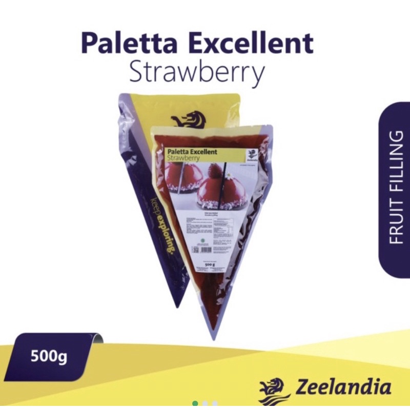 ZEELANDIA PALETTA SELAI STRAWBERRY 500 GR