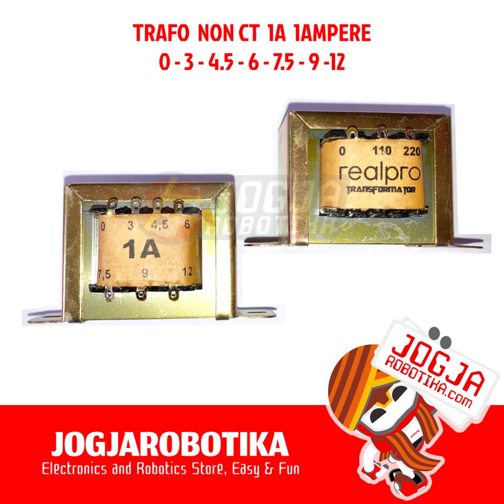Trafo 1 Ampere non CT Engkel Transformator 1A 1Ampere