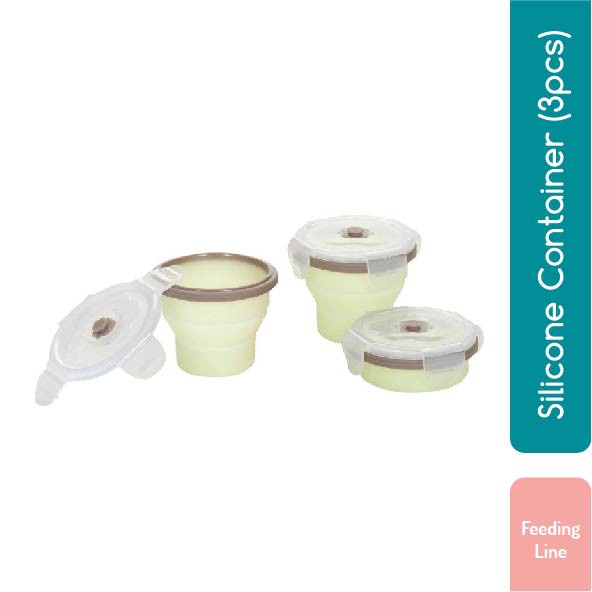 Babymoov Silicon Container (3x240ml) - A004404