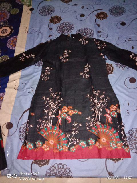 Maura Couple - Sania Ruffle Batik Couple Jumbo Ori Ndoro Jowi Dnt Garansi Termurah