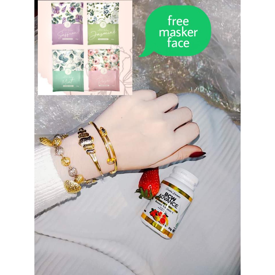 BCW ADVANCE BOOSTER WHITENING PEMUTIH TUBUH gratis masker wajah# give away mini gold #BCWAGENKENDAL#