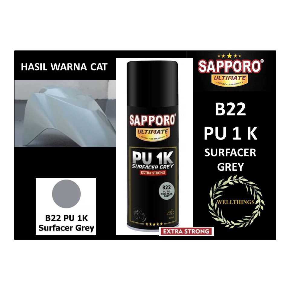 Sapporo Ultimate B22 1K Surfacer Grey / Sapporo ultimate / Cat Sapporo