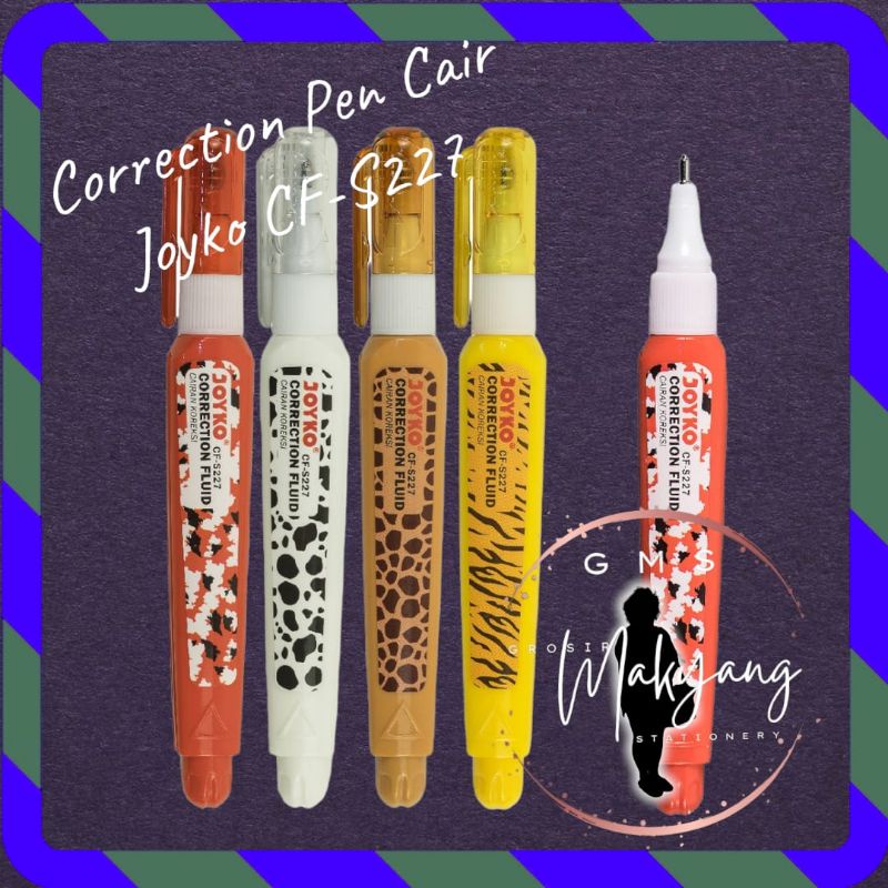 

TipEx Joyko CF-S227(PCS)/Correction Pen Cair/Tipe X/Tip X/Penghapus Cair ORIGINAL