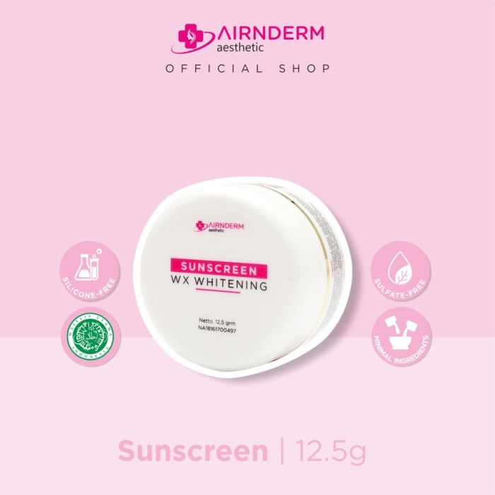 Airin Sunscreen WX Whitening BPOM 100%