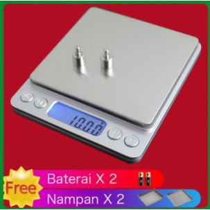 Unik Timbangan Emas Perhiasan Digital dengan LCD 500g001g Diskon