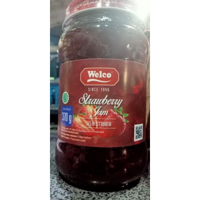 

Welco Selai slai stroberi strawberry 370gram yolins aneka bahan pangan