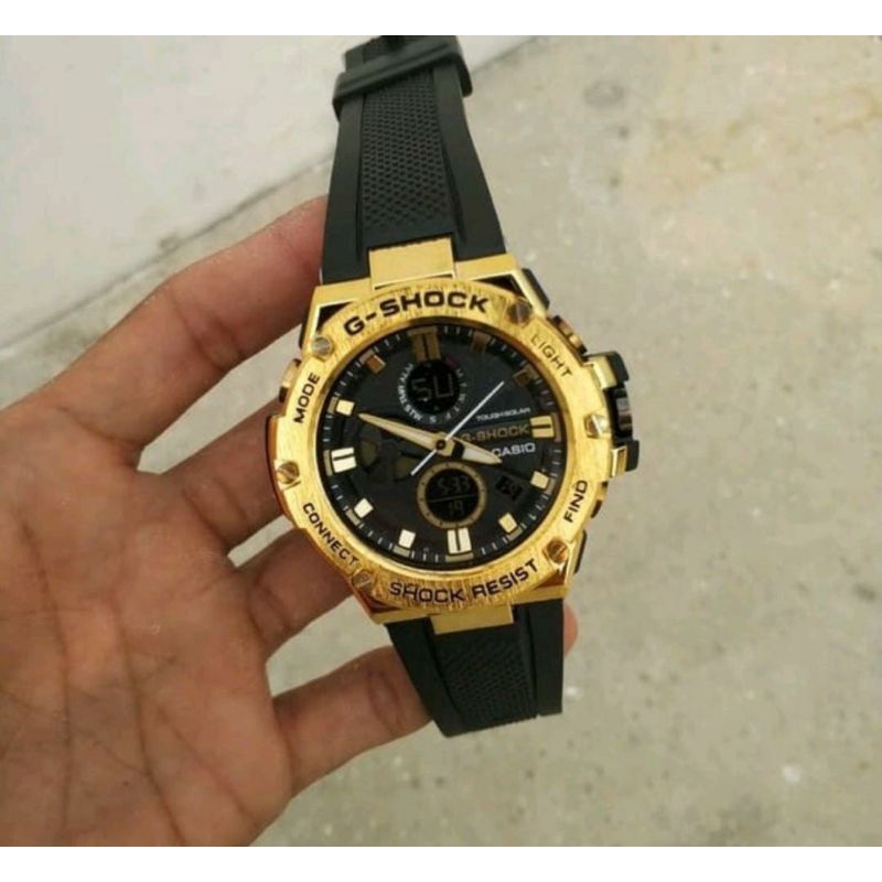 Jam Tangan GSTB8600 Jam Tangan GLS8600 Jam Tangan Besi Tahan Air Pria Jam Tangan Water Resist