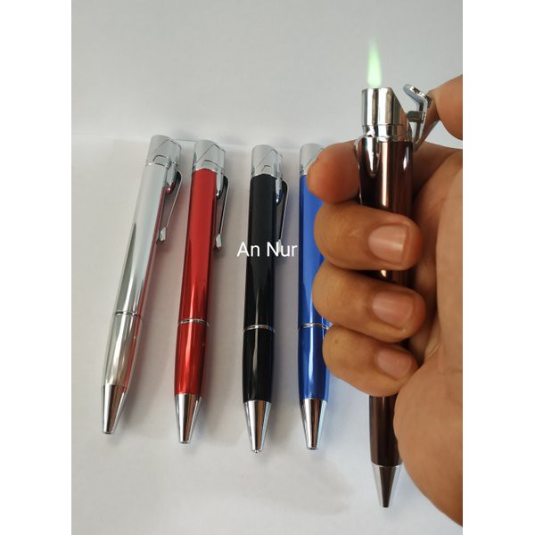 Korek Pulpen - Korek Bara - Lighter Ballpoint - Korek Unik - Pen Lighter - Pulpen Tinta