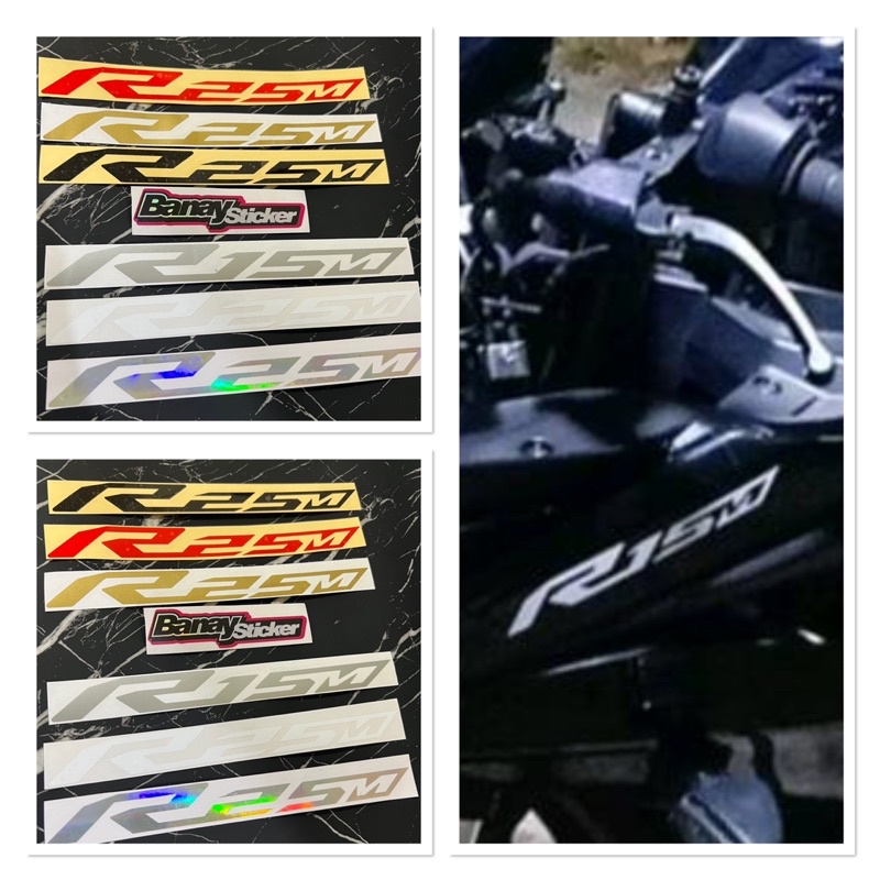 STICKER YAMAHA R15M R25M STICKER R15 R25 CUTTING