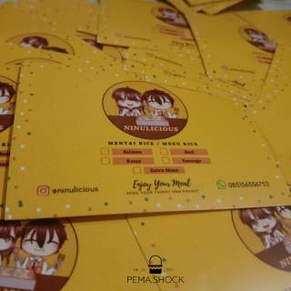 Cetak Custom Stiker Cromo Label Nama Olshop Merk Produk Cetak Custom Stiker Cromo Label Nama Olshop Merk Produk