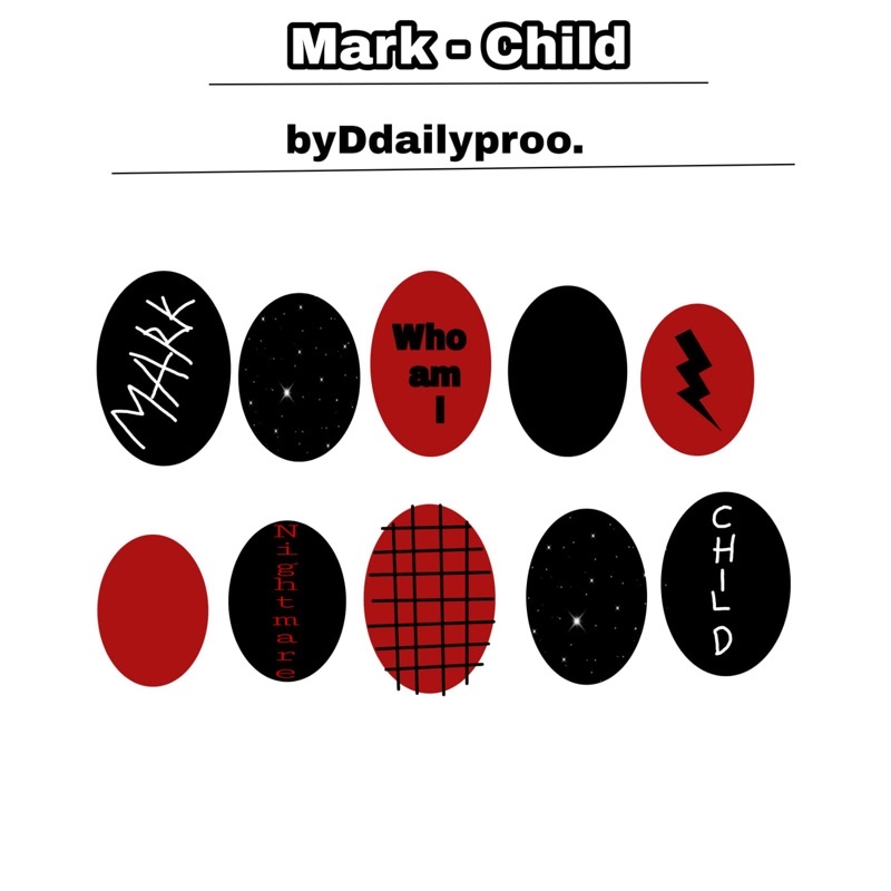 Press On Nails / Fake Nail Art Mark Child