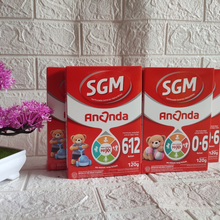 GRATIS ONGKIR SGM Ananda 0-6 bulan dan 6-12 bulan ukuran 120 gram ORA126
