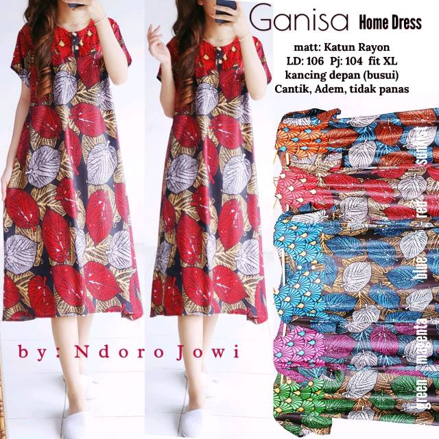 Daster Ganisa by Ndoro Jowi