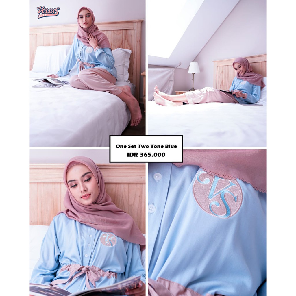 VERSUS CITY ONE SET TWO TONE BLUE