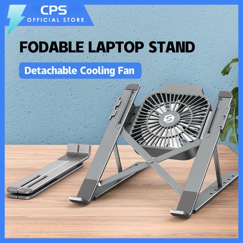 Aluminum Alloy Laptop Stand With FanLaptop Stand Laptop Cooler Laptop Holder Dudukan laptop paduan a