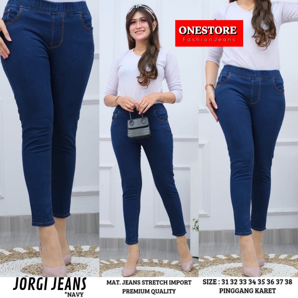 Celana Jeans Wanita / Celana Panjang Jeans Wanita Remaja Cewek / Celana Jeans Strecht Melar