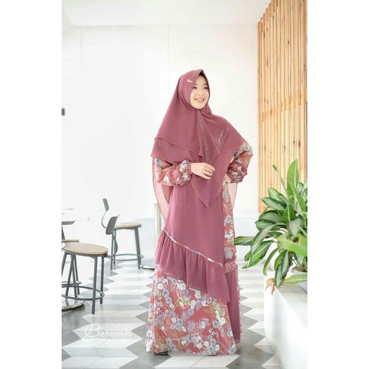 (Ready Stok) [Ori Bermereks] MARIAM SET SYARI/ Gamis Premium/ Maxi Dress/ Gamis Satu set/ Midi Dress