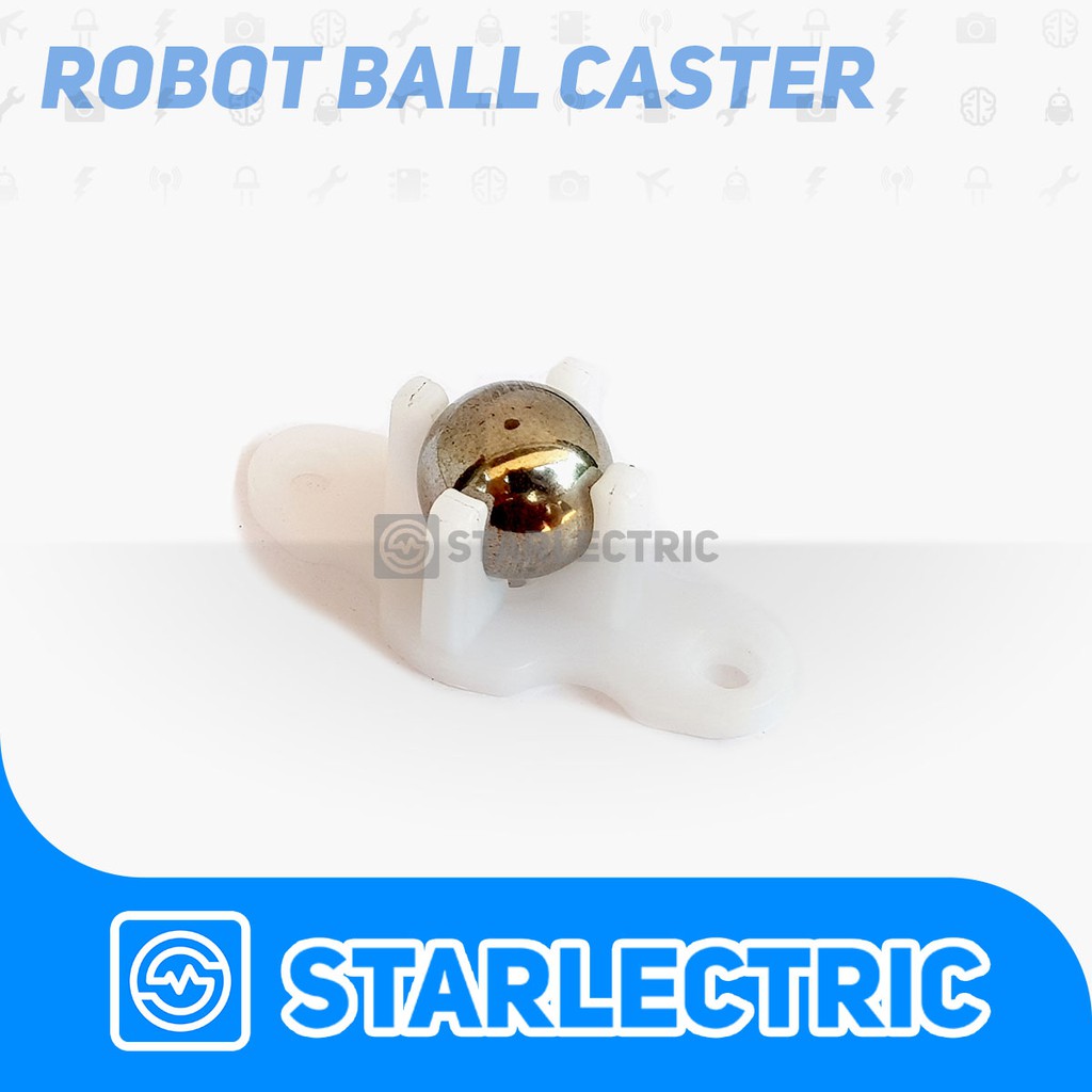 Roda Bola Caster untuk Robot Smart Chassis free wheel