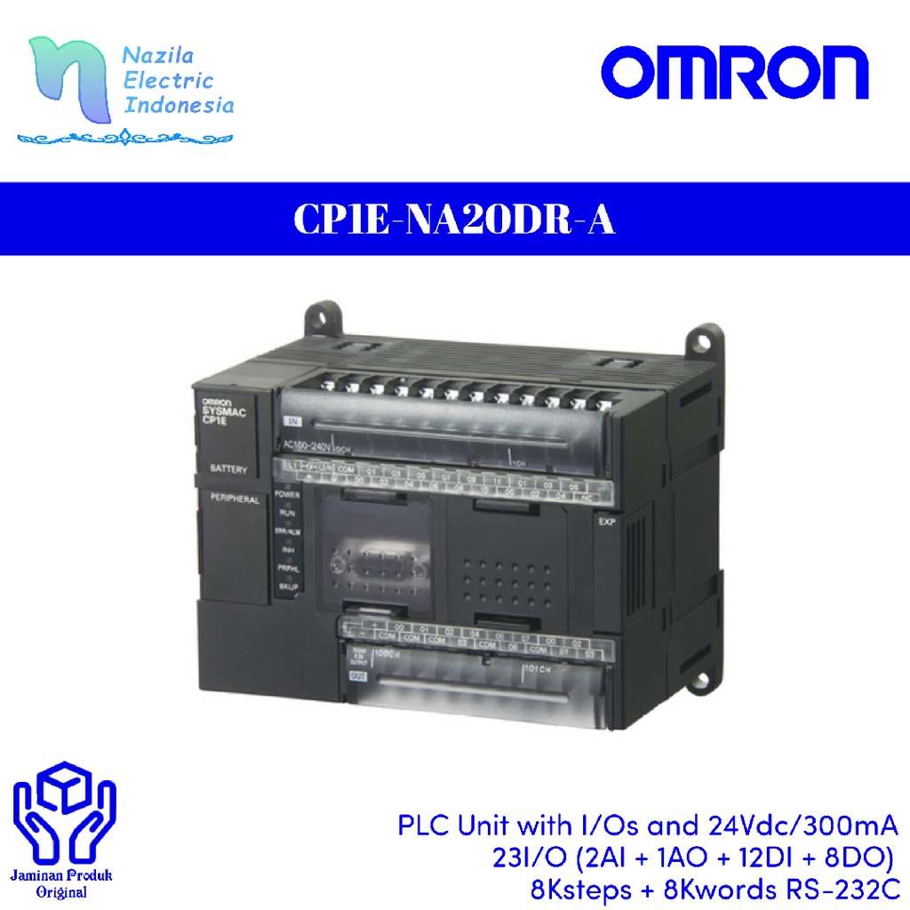 Omron PLC CP1E-NA20DR-A / CP1ENA20DRA / NA20DRA Original