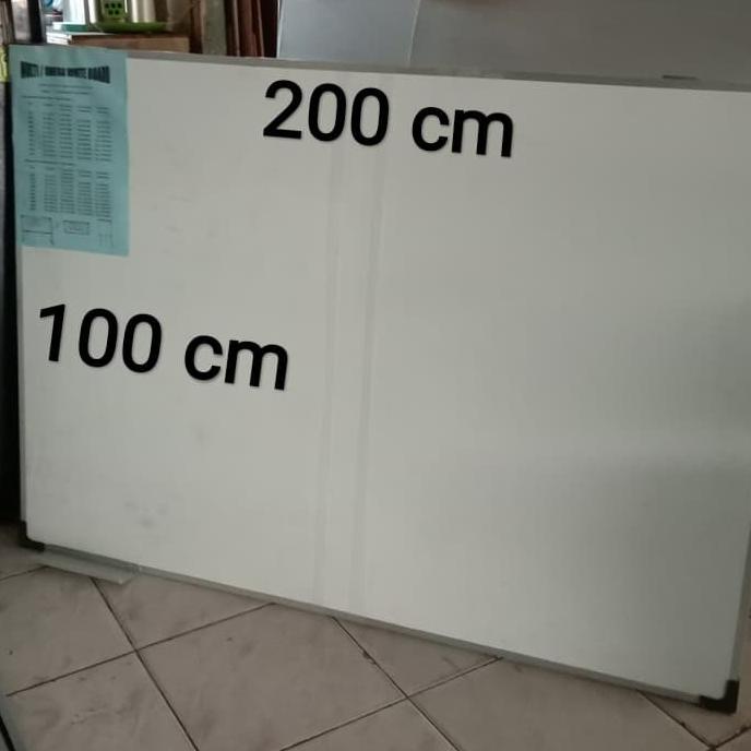 

Whiteboard 200 x 100 cm /papan tulis besar 100x200 cm Termurah