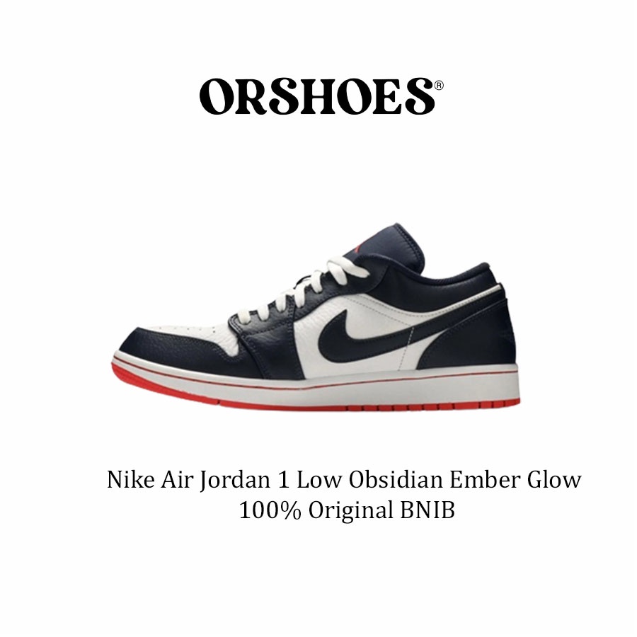 Nike Air Jordan 1 Low Obsidian Ember Glow Original BNIB
