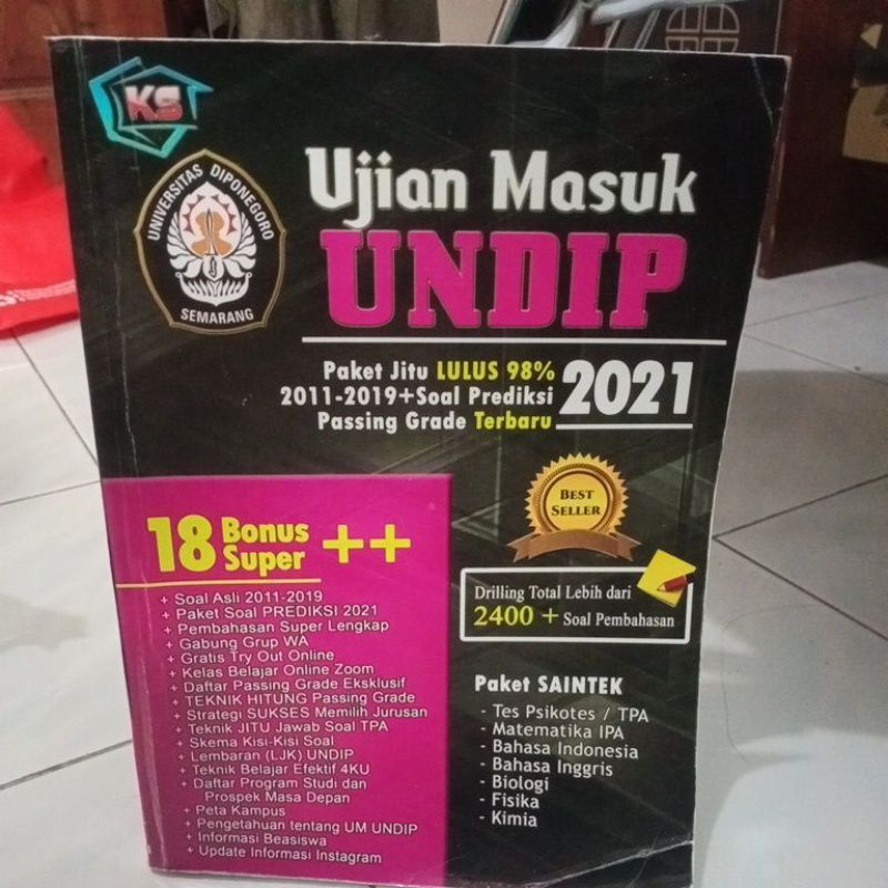 Buku Kampung Soal Undip 2021 Preloved