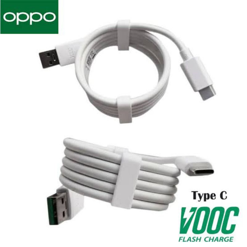Kabel Data Charger OPPO Type C Fast Charging Reno 1 2 2F 3 4 5F 5 6 7 7z 8 8T 8z 10 Pro+ Pro Plus 4G 5G Original 6.5A Super VOOC TYPE C Flash Charger