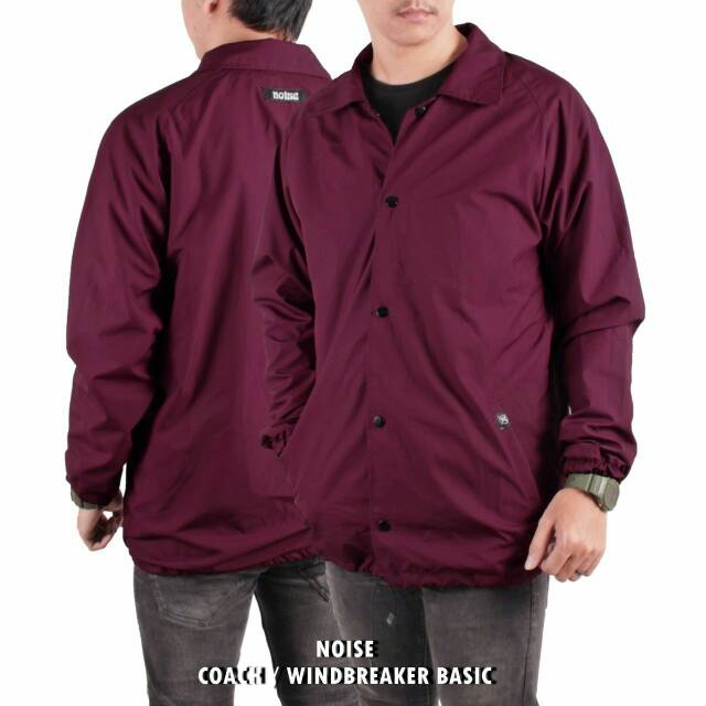 NOISE PROJECT Jaket Coach Noise Basic Jaket Wolv Jaket Parasut Pria