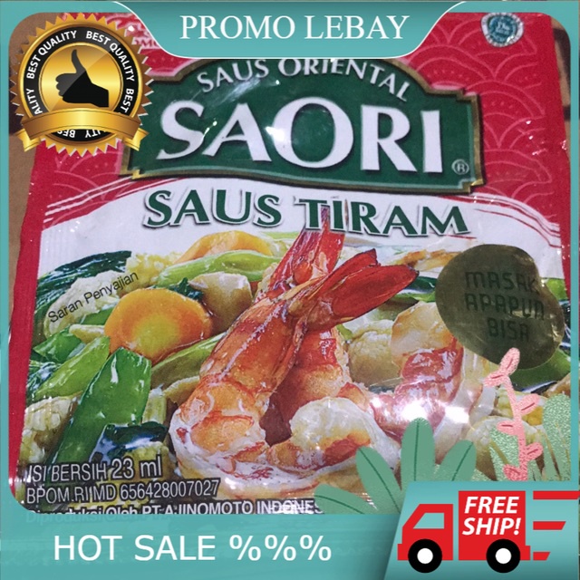 

SAORI SAUS TIRAM SACHET 23ml