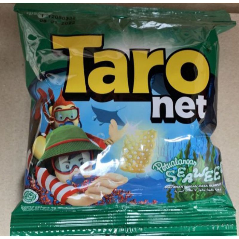 Ciki taro net rasa rumput laut 9gr/renceng