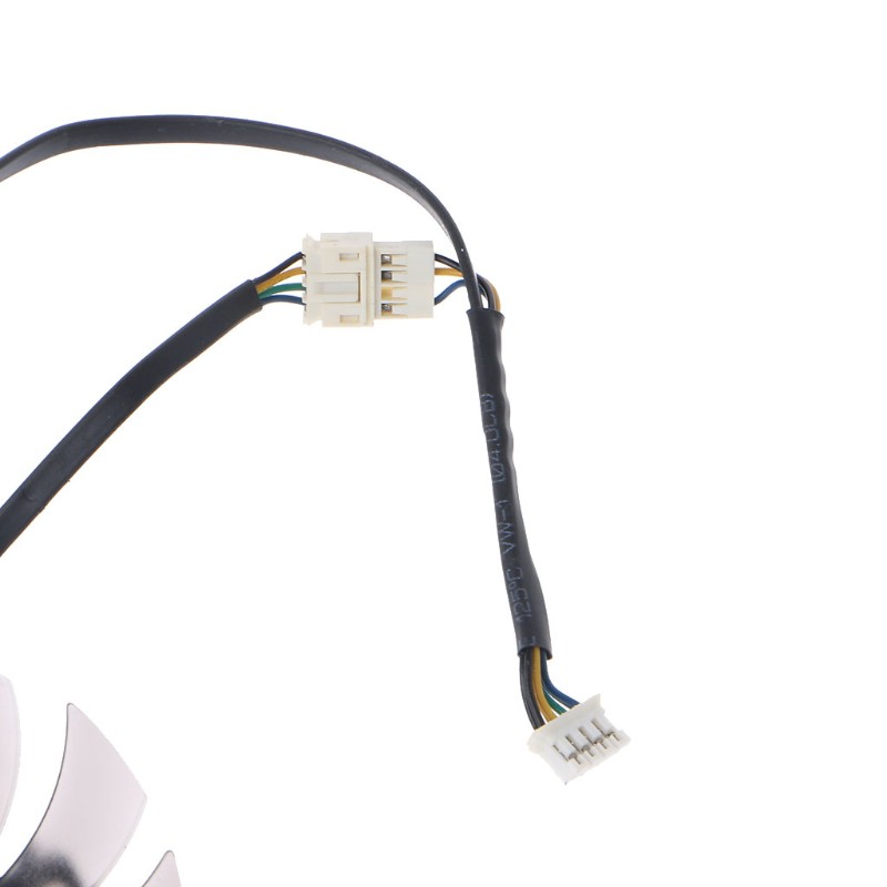 Btsg 2pcs Kipas Pendingin Vga 75mm Pld08010S12H 4pin 12v 0.25a Untuk Gtx 1050ti 6930 7850 Gtx 550 750 770