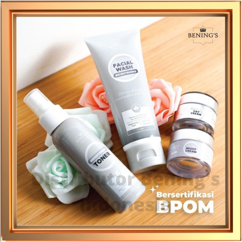 Paket Brightening Benings Skincare Indonesia by dr Oky Pratama