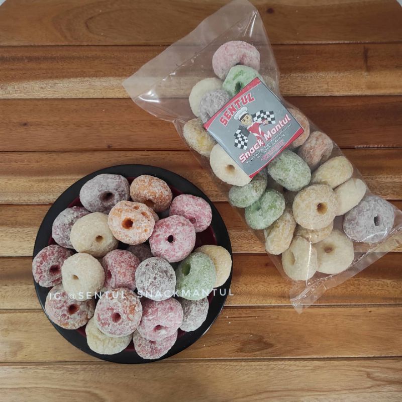 

Oleh Oleh Cemilan/Snack Bandung "Donut Rainbow