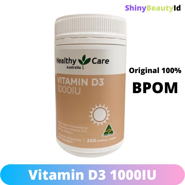 Healthy Care Vitamin D3 1000iu Original BPOM