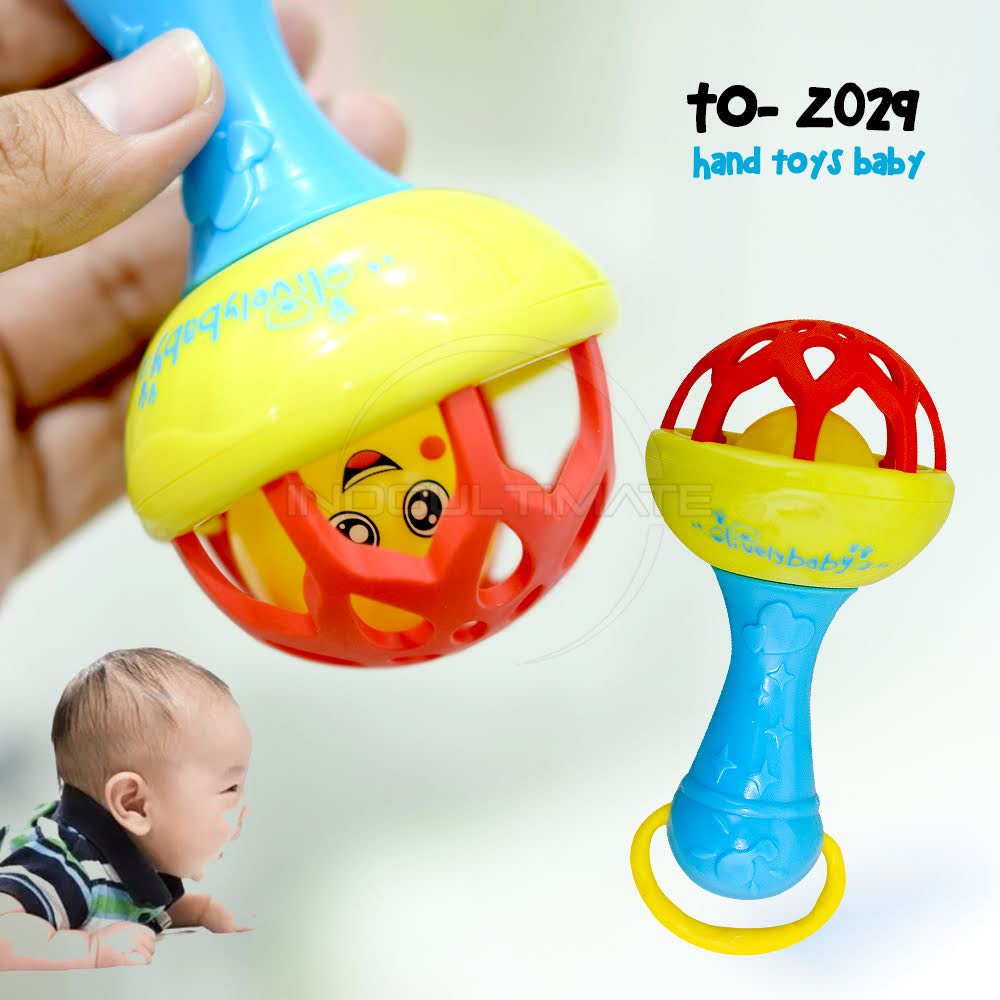 Mainan Genggam Bayi TO-Z029 Mainan Lonceng Kerincingan Gemerincing Bayi Teether Baby Toy Silicone Mainan Edukasi Toys Baby Rattle Bayi Empeng Mainan Gigitan Bayi Mainan Kerincing