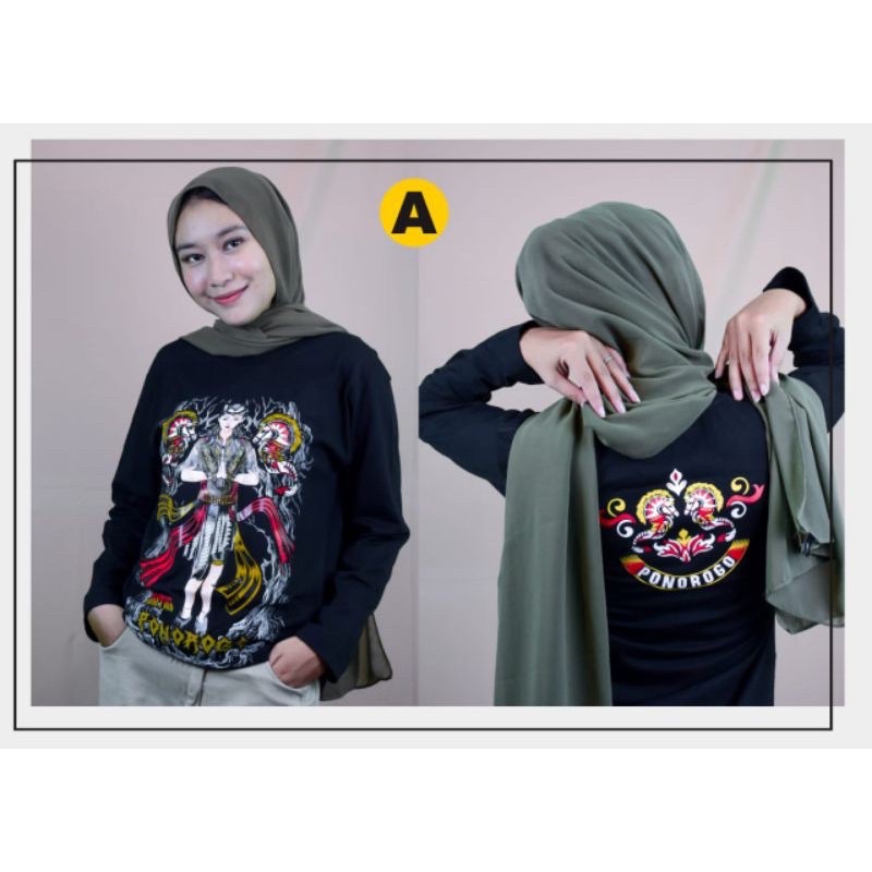 KAOS REOG PONOROGO LENGAN PANJANG