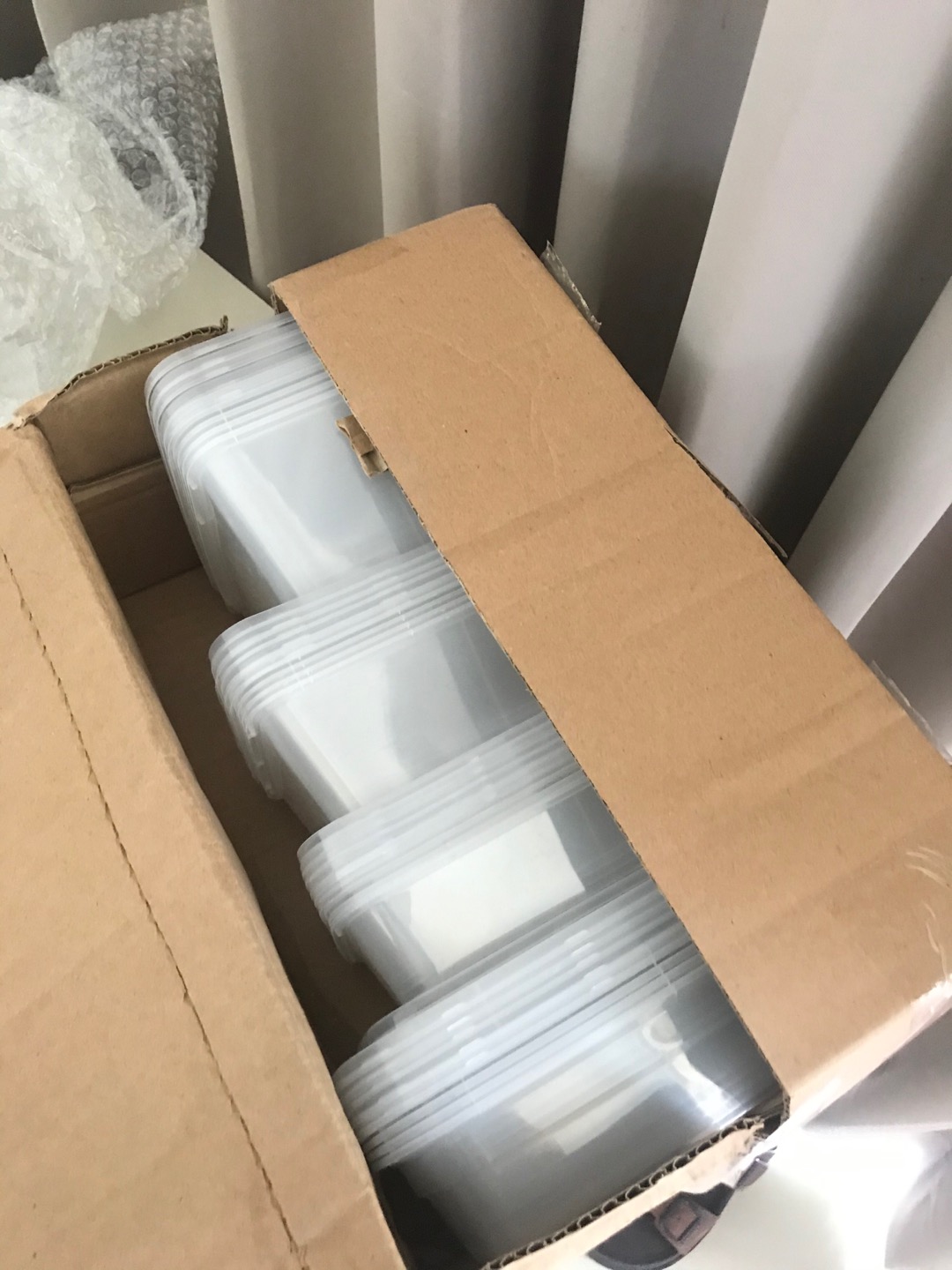 Murah Kotak Makan Plastik Square Pp Thinwall Food Container