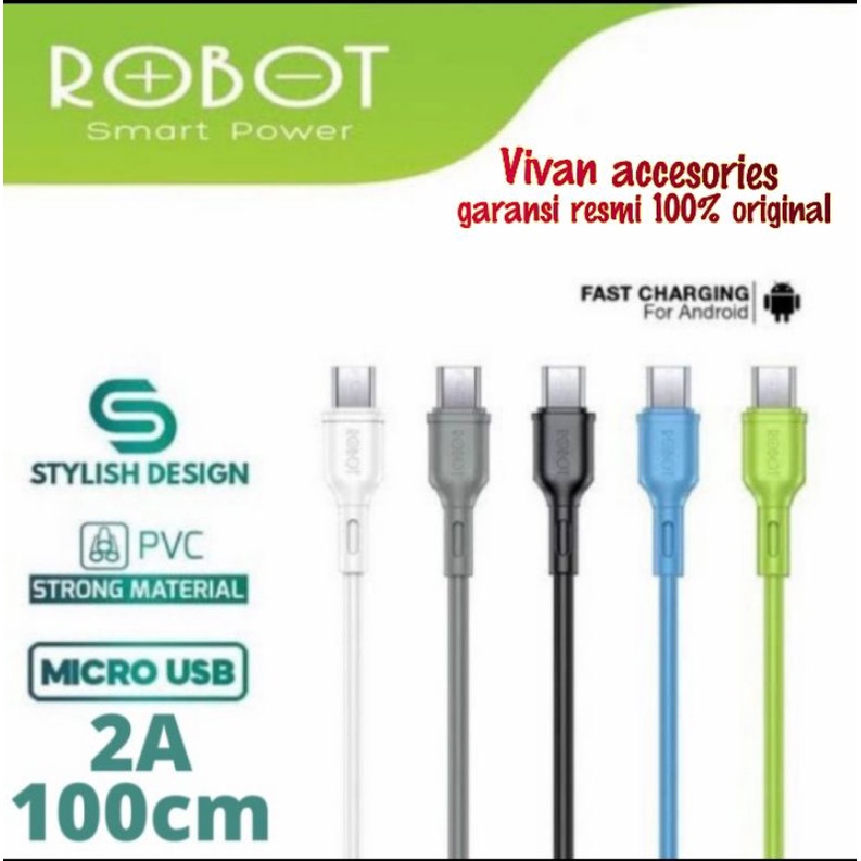 Robot RBM100S Micro USB Data Cable Colorful-1 toples 20 pcs