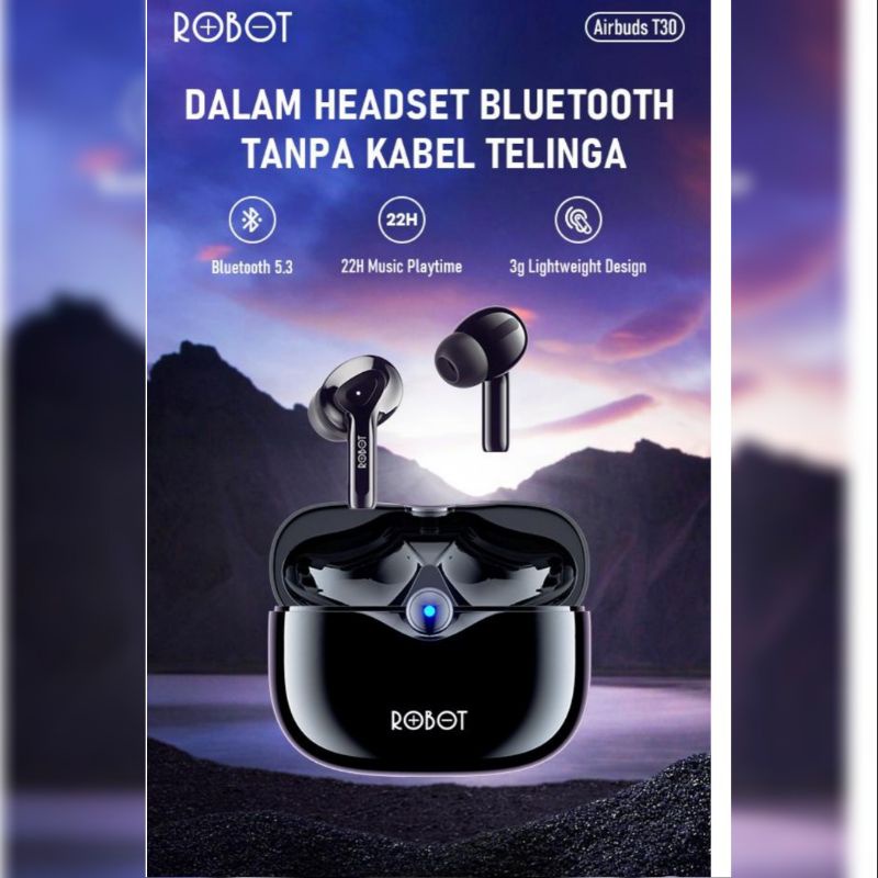 HEADSET BLUETOTH AIRBUDS ROBOT T30