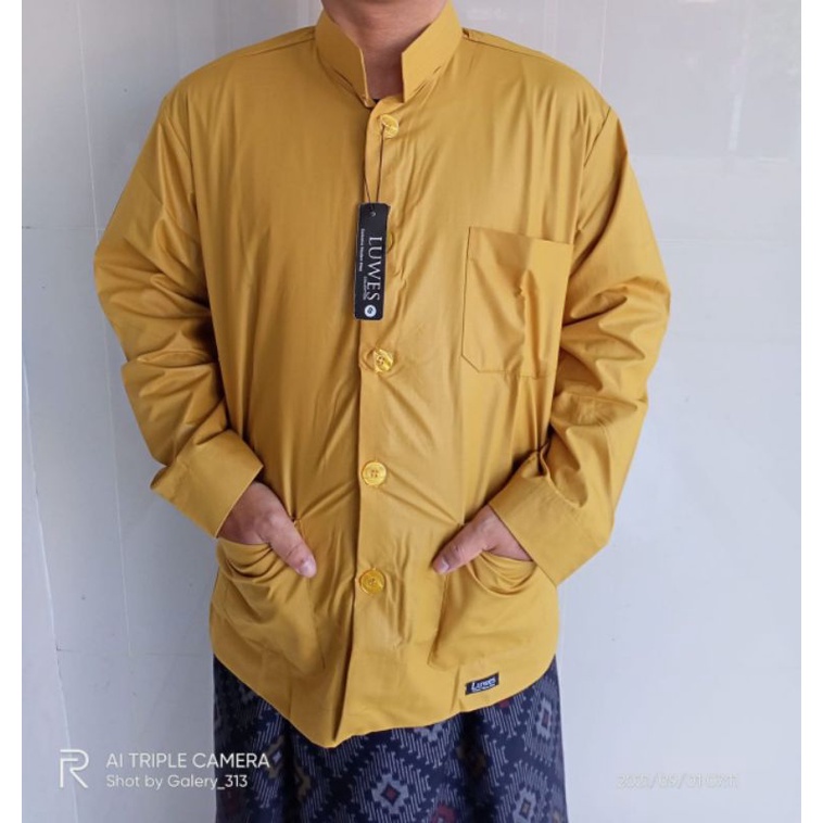 KOKO PUTIH MODEL AMMU /MEREK LUWES /MEREK GALERY SANTRI/BAJU AMMU
