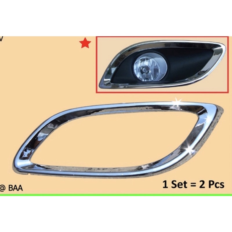 cover foglamp yaris 2012