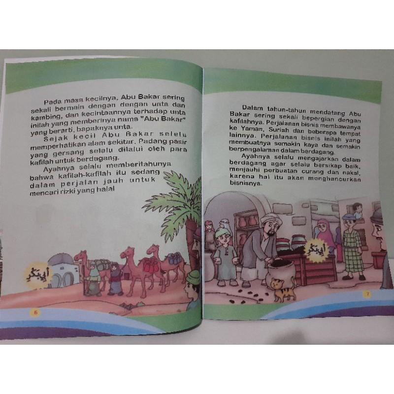 Buku Cerita Pengetahuan Anak Seri Anak Muslim Sahabat Nabi Rasul Full Color