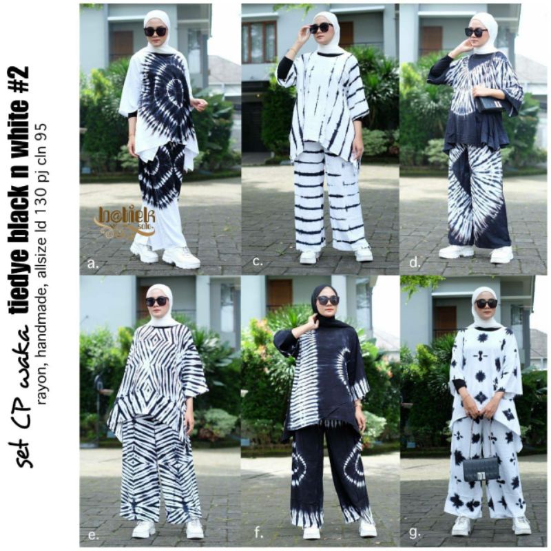 Setelan cp ONE SET SHIBORI || setelan batik kekinian