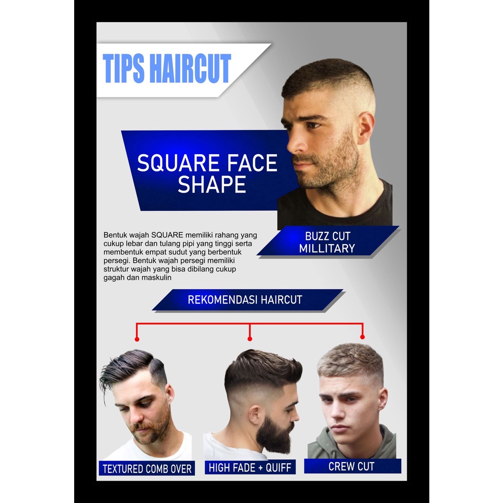 Poster Pangkas Rambut Poster Pangkas Rambut Pria Poster Barbershop Poster Pangkas Rambut Terbaru
