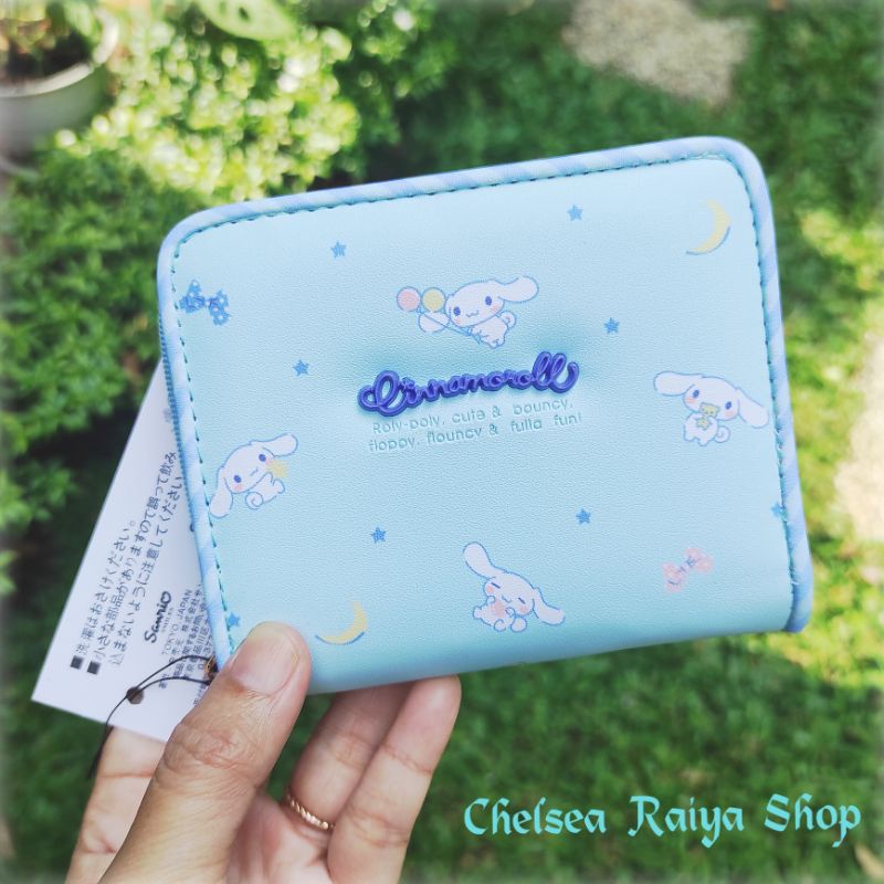 Dompet Sanrio Cinnamoroll Crescent Sky Blue Cinamorol Cinamoroll Cinnamonroll Kawaii Original