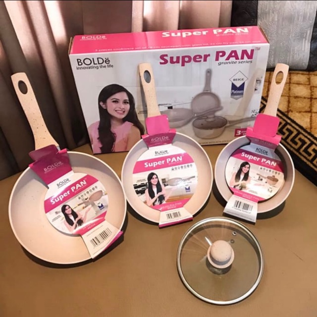 Panci Bolde Granite Set Panci keramik anti lengket